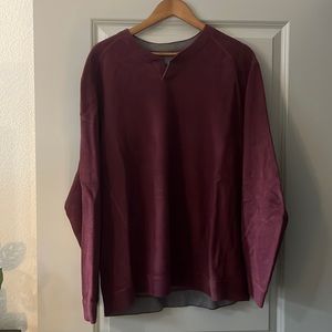 Tommy Bahama mens sweater. Maroon. Like new condition.